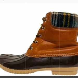 HENRY FERRERA BROWN DUCK BOOTS